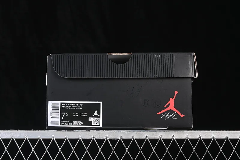 All categories Air Jordan Jordan series basketball shoes Air Jordan 4 LJR version Air Jordan 4 Retro "Lase" AJ4 Joe 4 black gray blue color FV5029-003